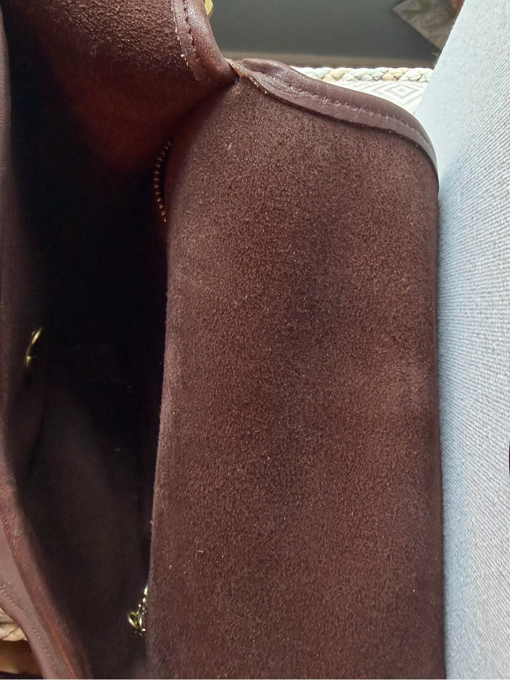 Coach Classic Brown Leather Vintage  Crossbody Legacy Trail Bag - Picture 9 of 12